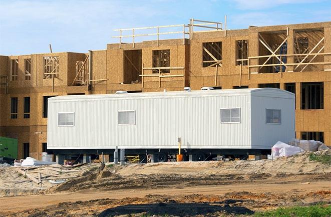 temporary office rentals at a construction site in Boca Raton, FL